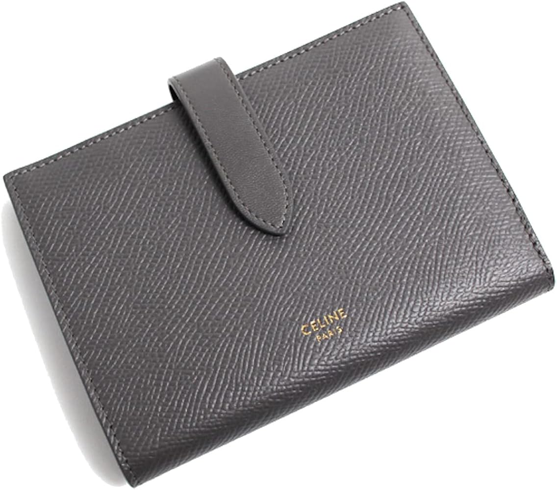 Amazon | [セリーヌ] 財布 二つ折り ミディアム ストラップ ウォレット