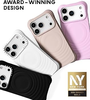CASETiFY iPhone17 Pro ウェーブシリコンケース ホワイト Amazon.co.jp