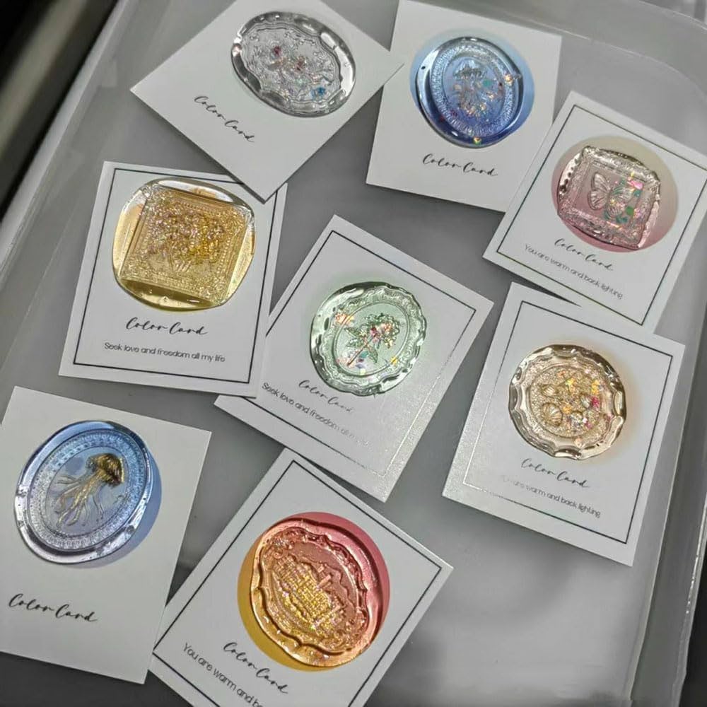 Amazon.com: 7pcs Vintage Wax Stamp Seal Kit,Wax Seal Stamp Head