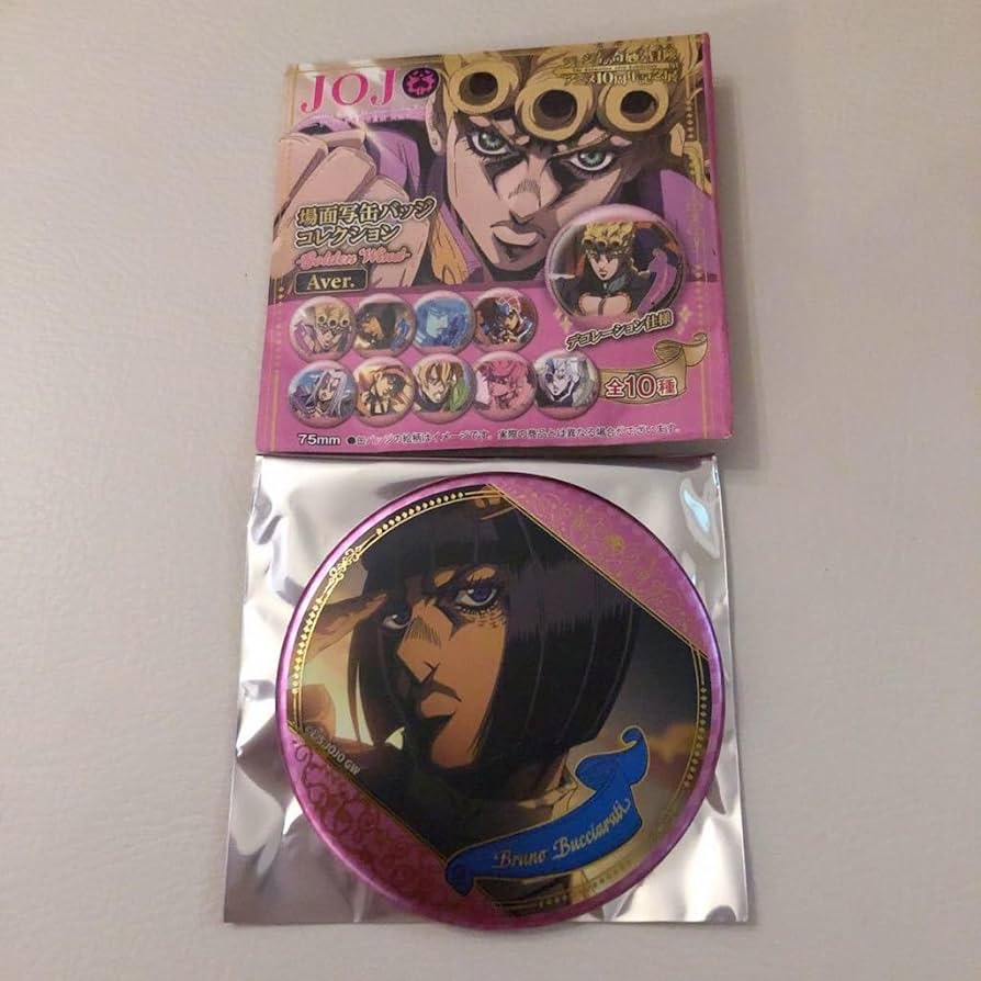 Amazon.co.jp: ジョジョの奇妙な冒険 アニメ10周年記念展 缶バッジ