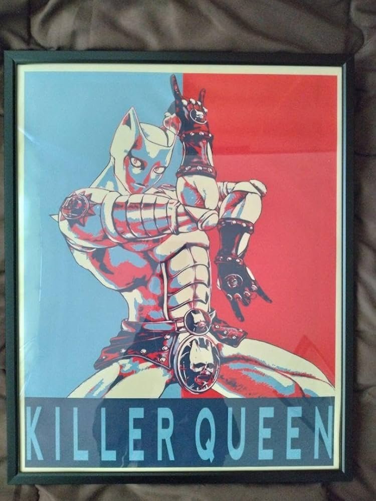 ジョジョの奇妙な冒険キラークイーン A1ポスター荒木飛呂彦原画展