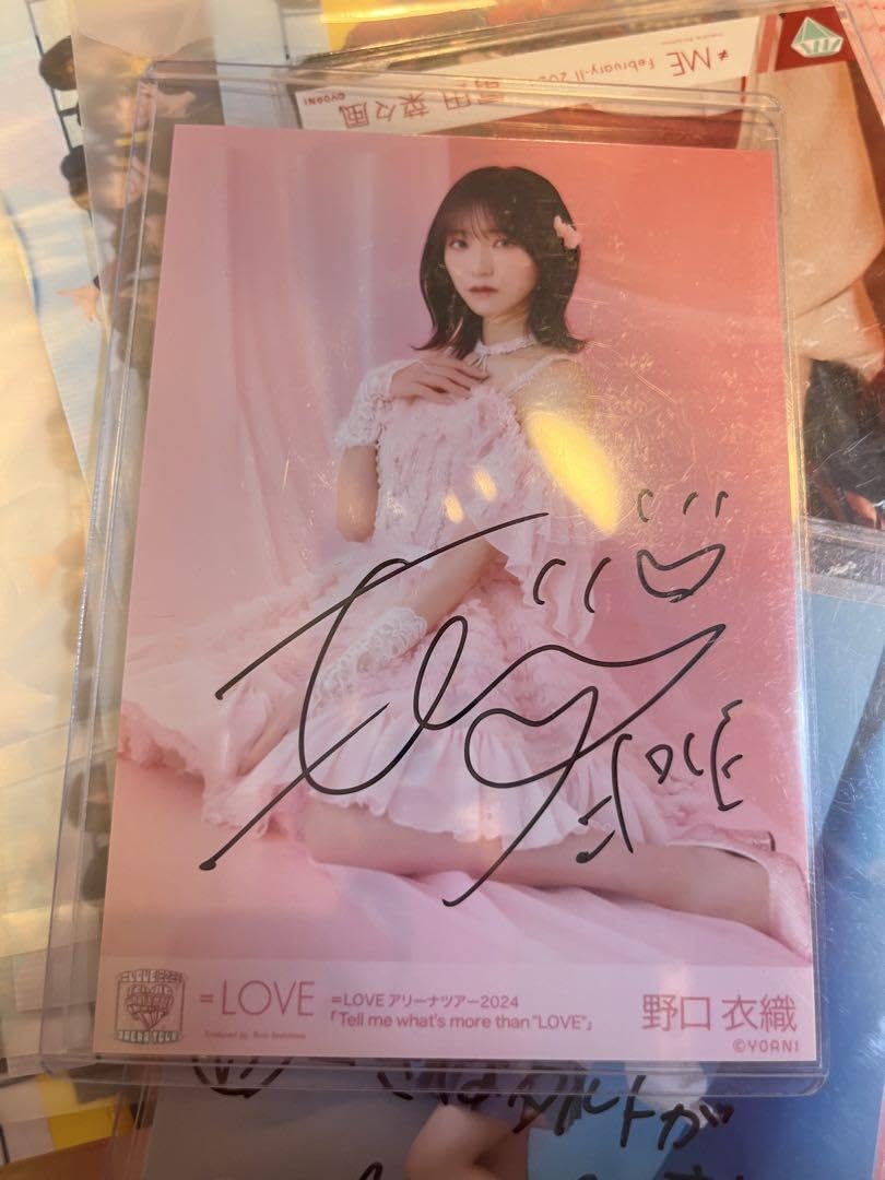 な*読様 ＝LOVE イコラブ 生写真 野口衣織 直筆 LOVE イコールラブ