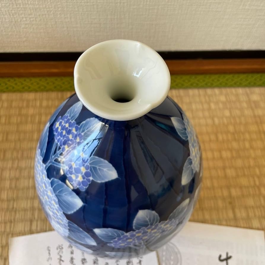 有田焼 日展入選多数 藤井朱明 朱明窯 「朝日」 壺 花瓶 花器 箱