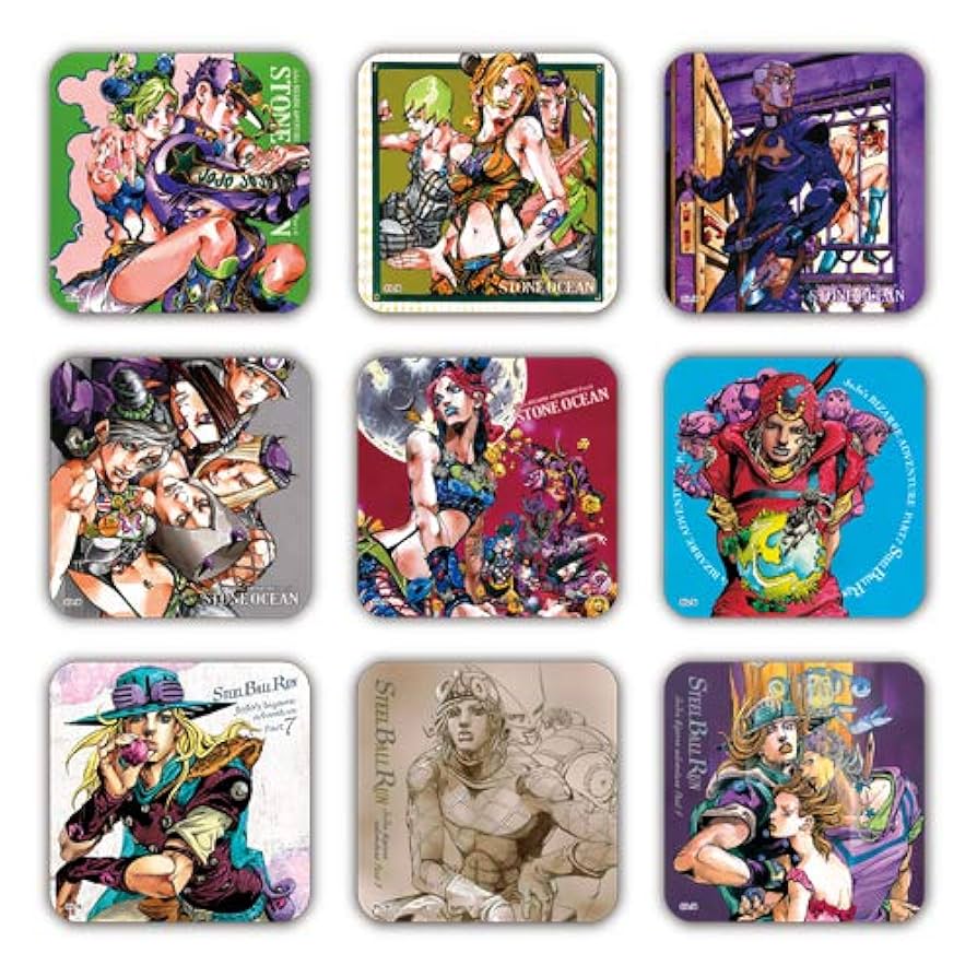 ジョジョ展 荒木飛呂彦 原画展 限定 アートコースター 特典付き48枚