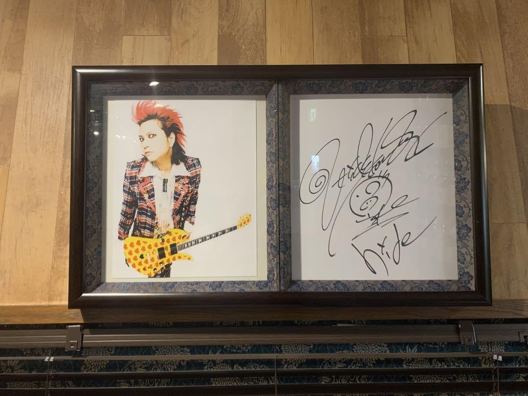 Xジャパン初期の直筆サイン色紙