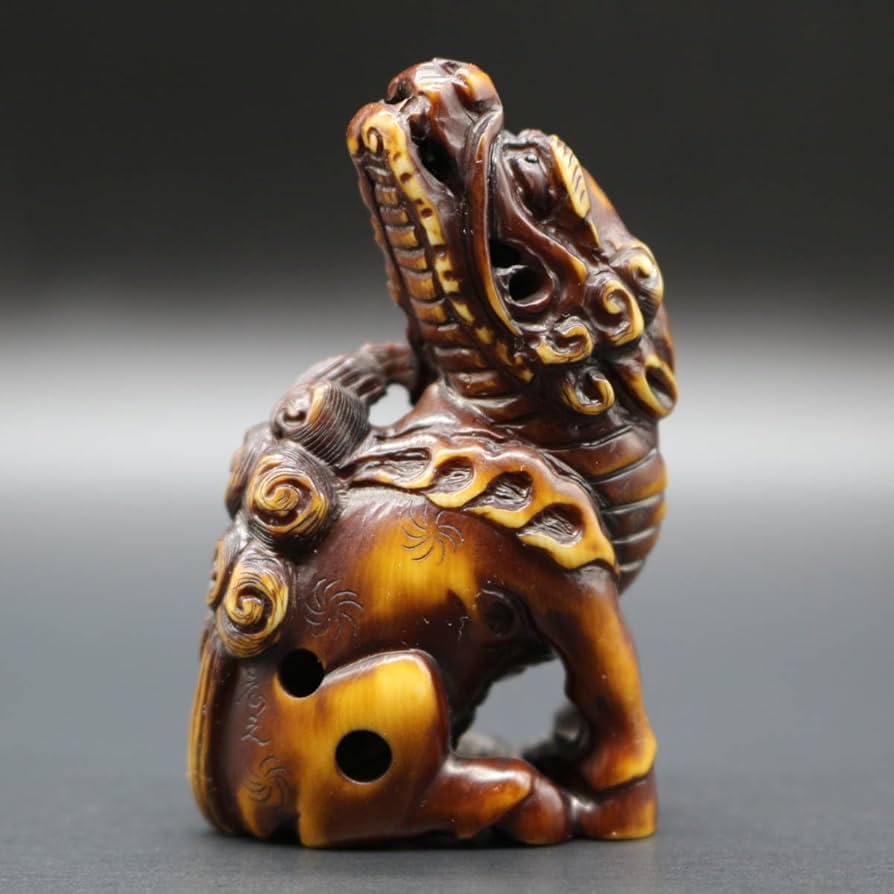 時代根付 天然素材 細密彫刻 在銘 広次郎 作家物 縁起物 時代根付 天然