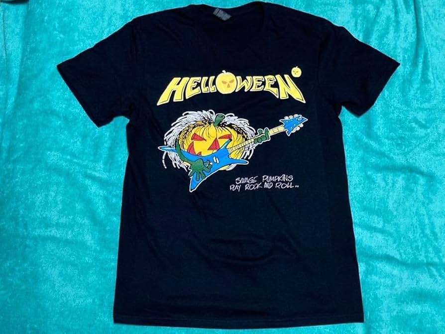 Amazon.co.jp: HELLOWEEN ハロウィン Tシャツ M バンドT ロックT 復刻
