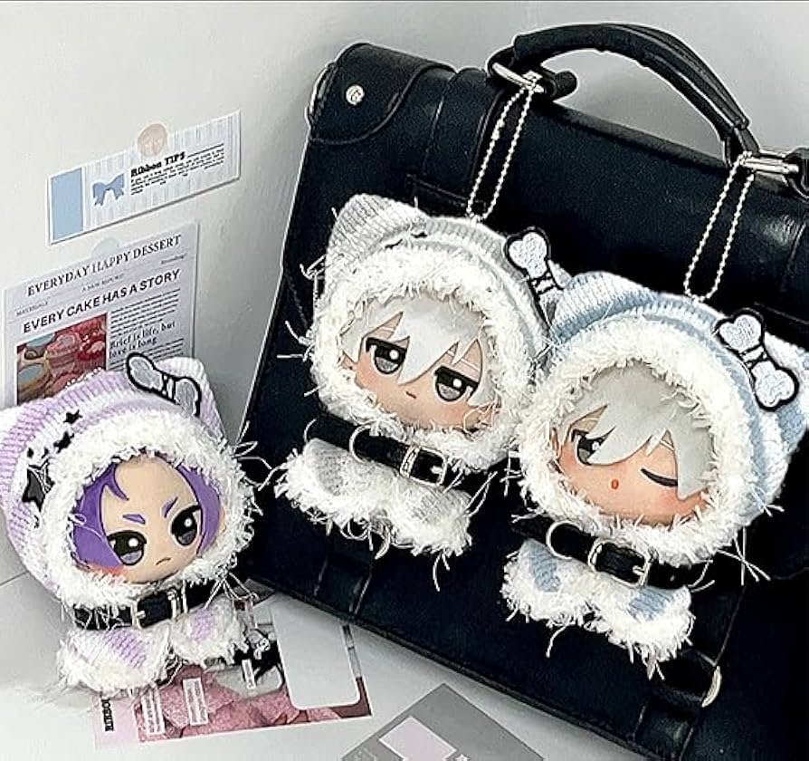 やす＠様ぬい服ふわふわ猫耳うさ耳お座り 着ぐるみ にじぱぺ ちび