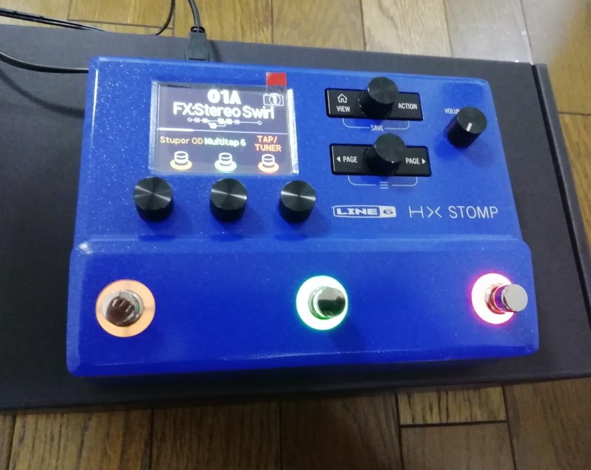 ギター LINE 6 HX STOMP Lightning Blue ギター LINE 6 HX STOMP