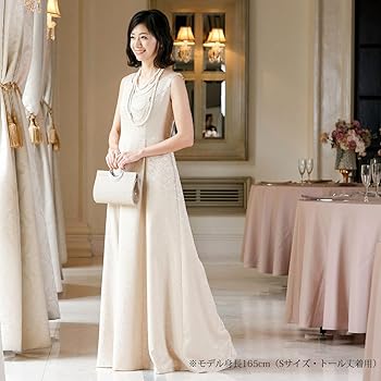 Amazon | [アールズガウン] ロングドレス 結婚式 母親 親族 マザーズ