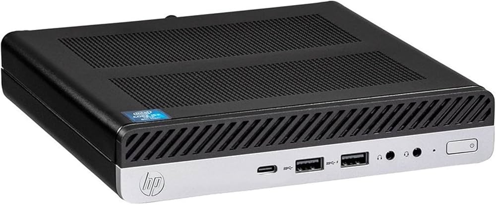 HP EliteDesk 800 G4 PC Mini ordinateur Intel i5-8400T Ram 16 Go