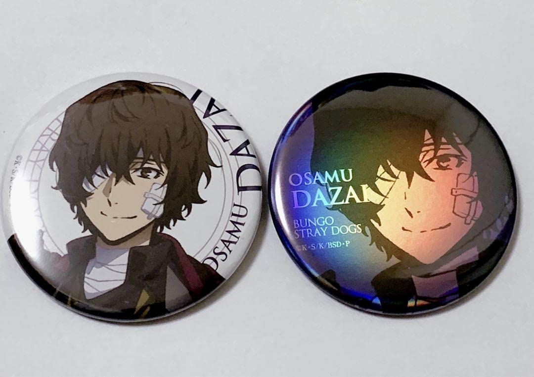 文豪ストレイドッグス アクリルスタンド 缶バッジ 太宰 中也 AGF2022