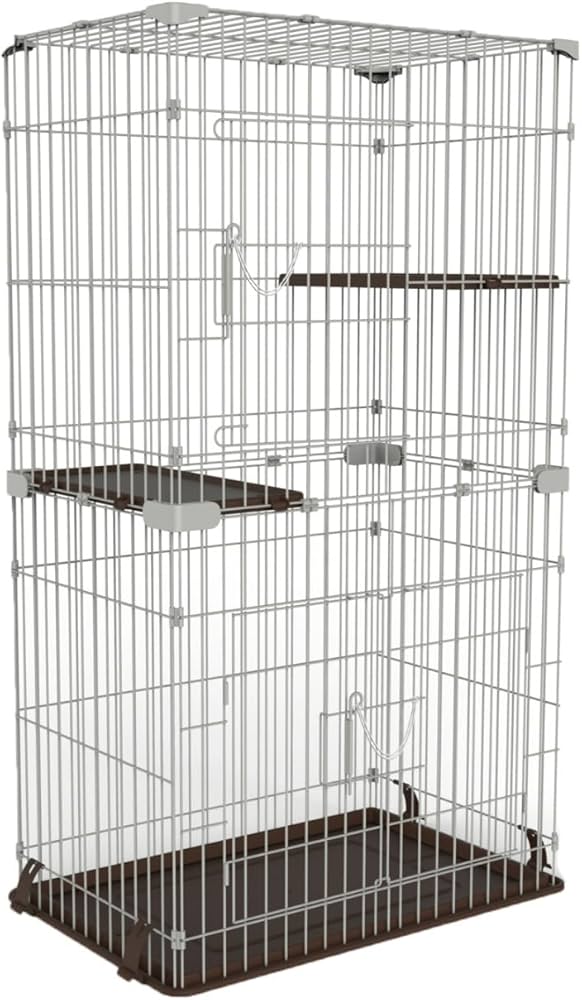 Amazon.co.jp: マルカン キャットフレンドルーム スリム2段 2段