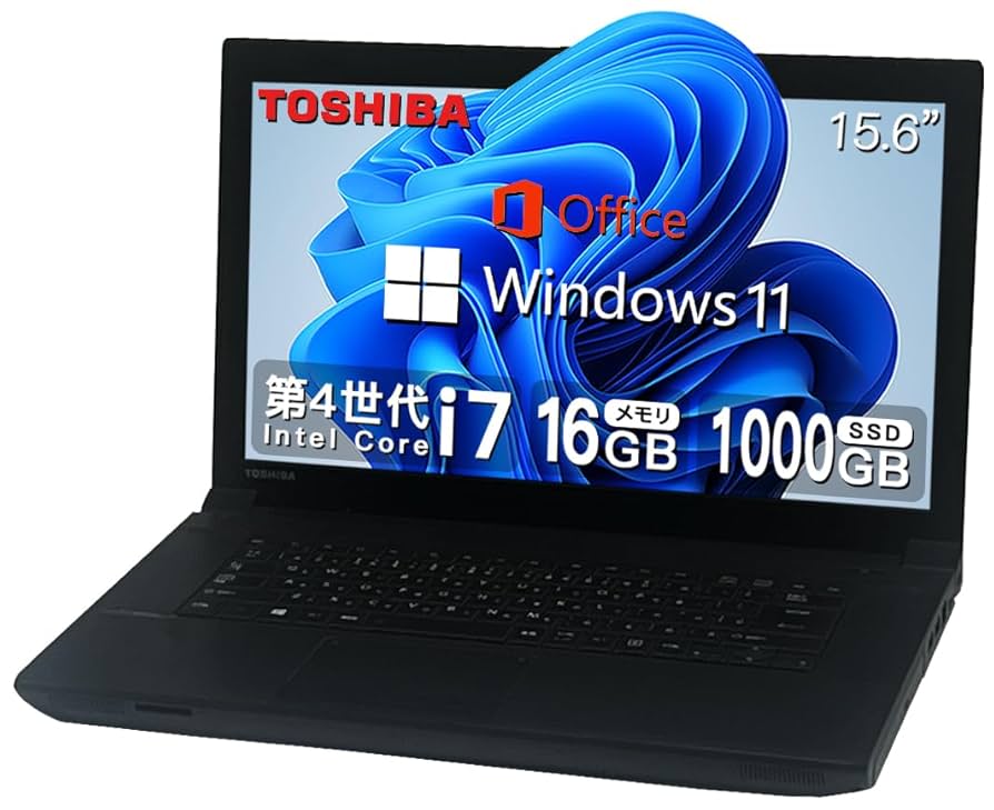 Blu-rayノートパソコンTOSHIBA Core i7 SSD メモリ16G Blu-rayノート