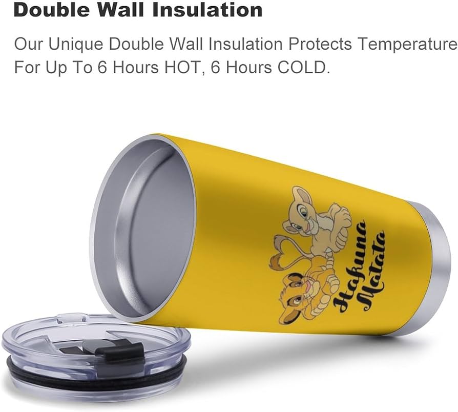 Amazon | シンバ ライオンキング 獅子柄 タンブラー マグカップ