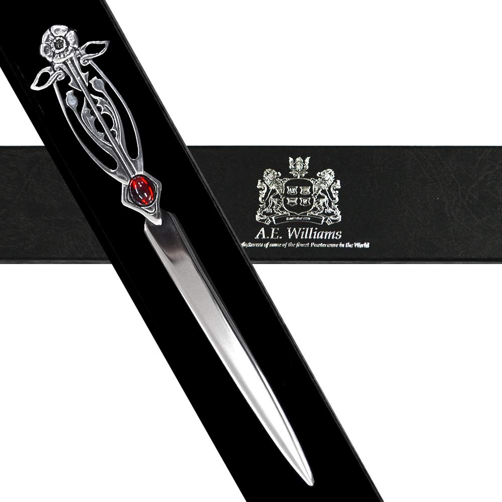 Amazon.co.jp: A.E.Williams ペーパーナイフ ピューター装飾 ポピー