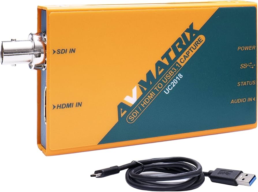 Amazon.co.jp: AVMatrix UC2018 ゲーム SDI/HDMI - USB3.1 Gen1 (USB3