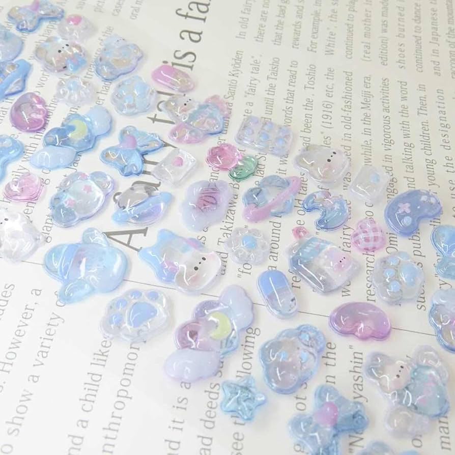 Amazon.co.jp: [シールシート]ボンボンドロップシール/みずいろ