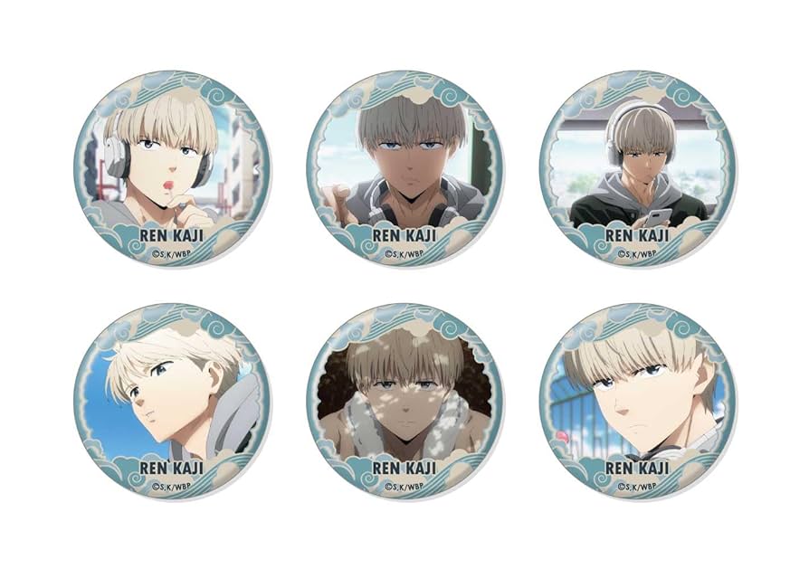 WINDBREAKER 梶蓮 ジュエリー缶バッジ 20点 原作絵 WINDBREAKER 梶蓮