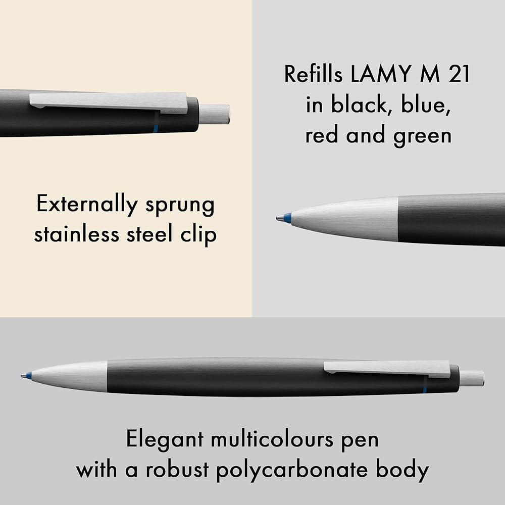 Amazon | Lamy 2000 ブラック 4色ボールペン – マルチカラーボールペン