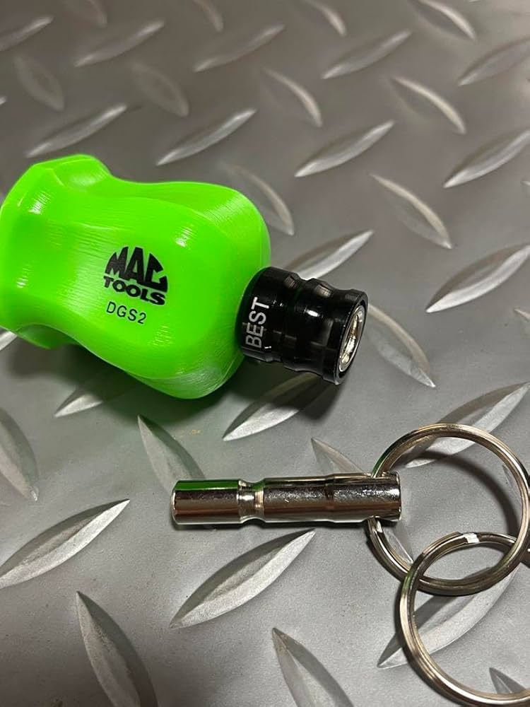 Amazon.co.jp: マックツールオリジナル改造グリップキーホルダー緑黒