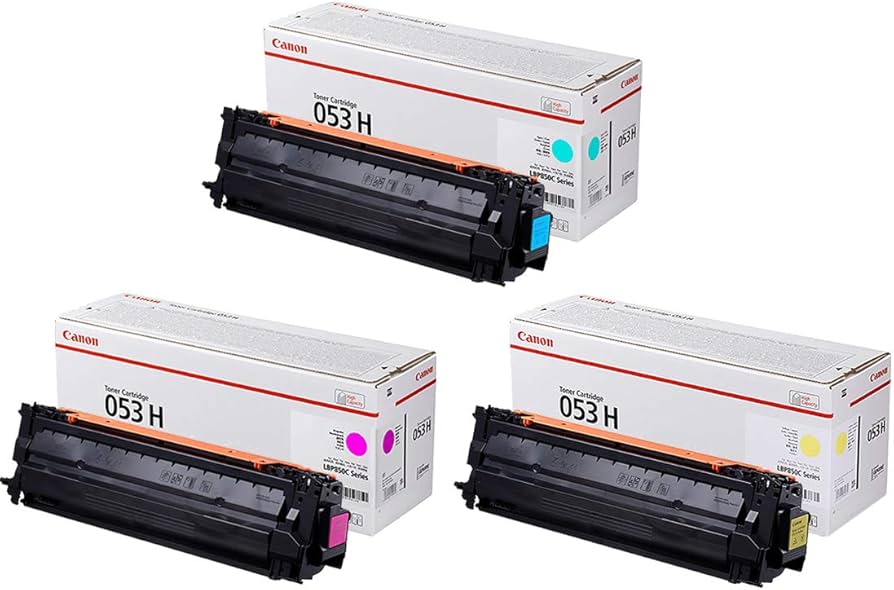 Amazon.co.jp: CANON 純正品 トナーカートリッジ053H 3色セット