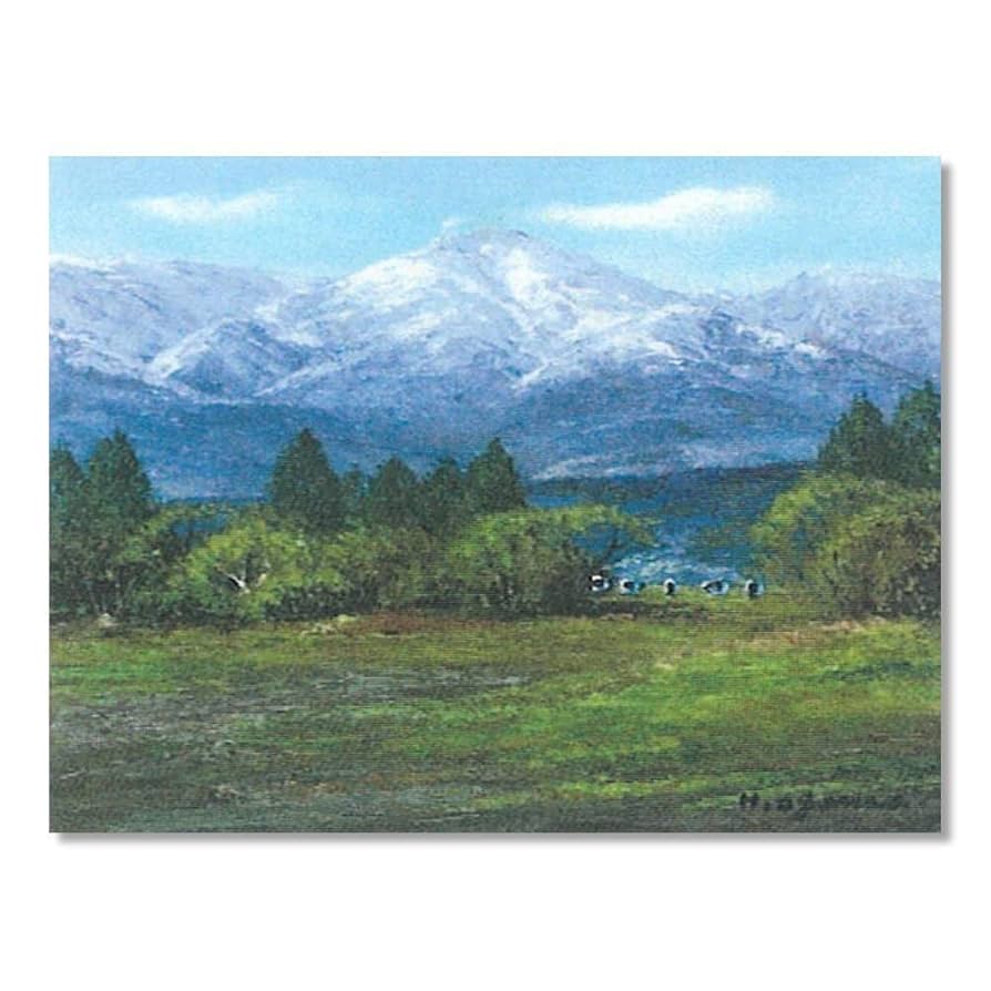 小川久雄 油絵 M4号 鳥海山 風景画 楽天市場】油彩画 F6号 小川