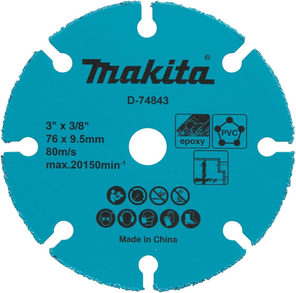 Amazon | マキタ D-74837 超硬ダイヤモンドディスク直径76×10mm