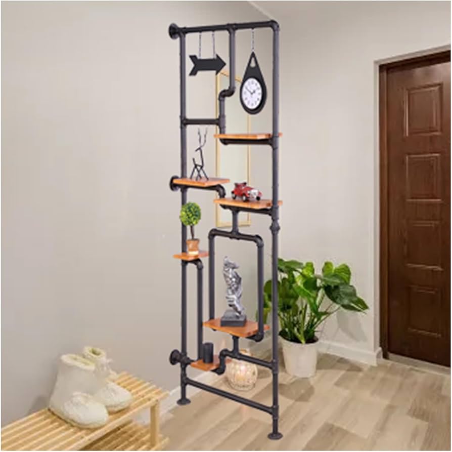 Amazon.com: LXLZYXSF Entryway Retro Room Divider Screen with Wood
