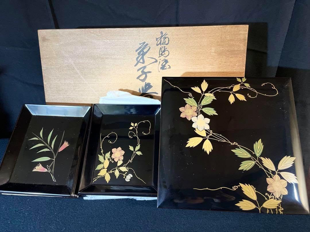 輪島塗黒塗菓子器 【公式通販】