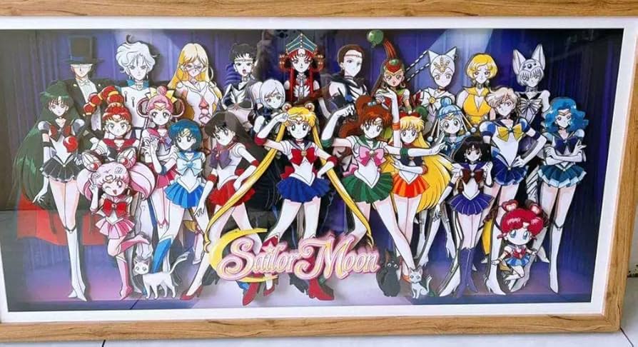 Amazon.co.jp: セーラームーン 立体アート 3D絵画 額縁 タイプB : ホビー