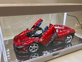 Amazon.co.jp: 1/18 ミニカー ディスプレイケース LED照明付 USB給電