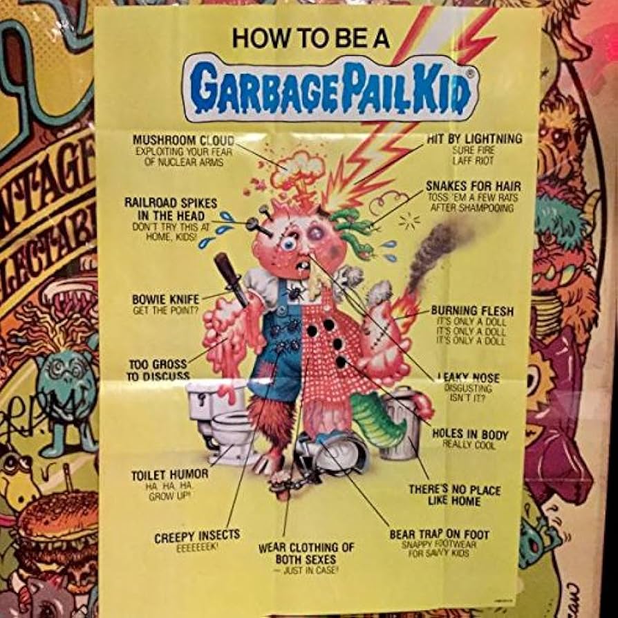 Garbage pail kids ガーベッジペイルキッズ ポスター Garbage Pail