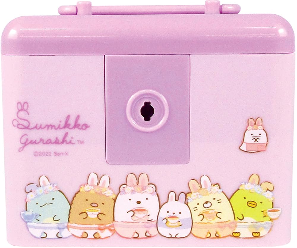 Amazon.co.jp: ティーズファクトリー すみっコぐらし 鍵付き 2段 BOX