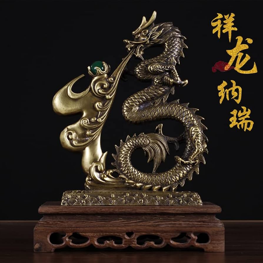 神話 青龍 銅製品 販売 装飾品 工芸品 美術品 置物 神話 青龍 銅製品