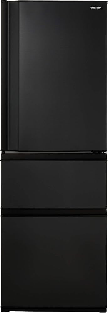 Amazon | 東芝 冷蔵庫 幅60㎝ 356L マットチャコール GR-T36SC (KZ) 3