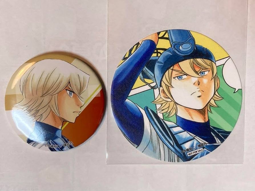 奥村光舟缶バッジダイヤのA