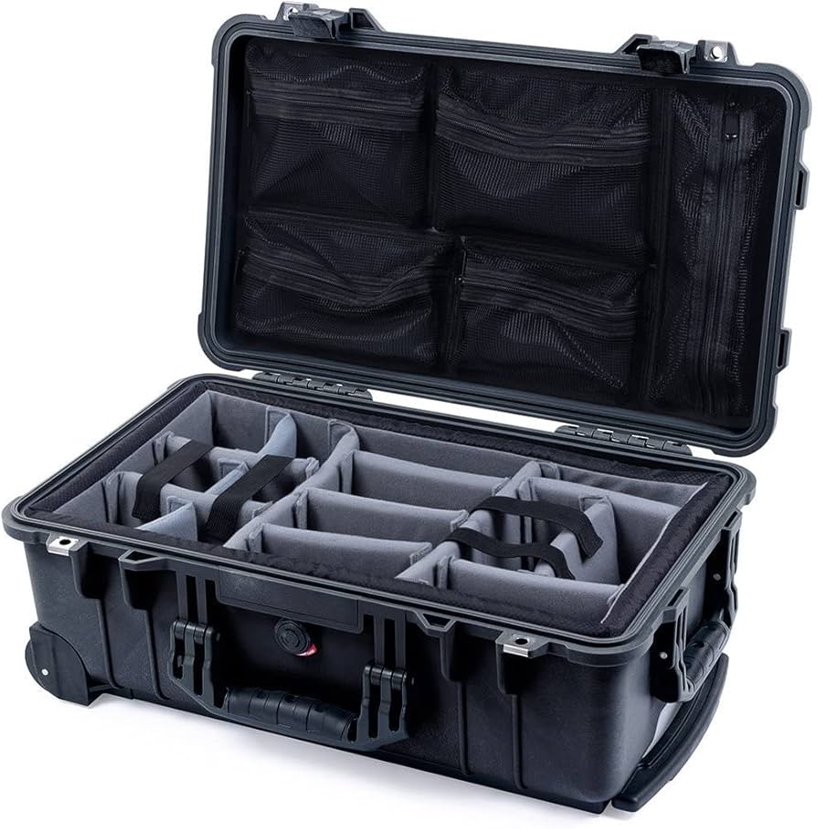 Amazon.com : Pelican Color Case Black Pelican 1510 Case with Grey