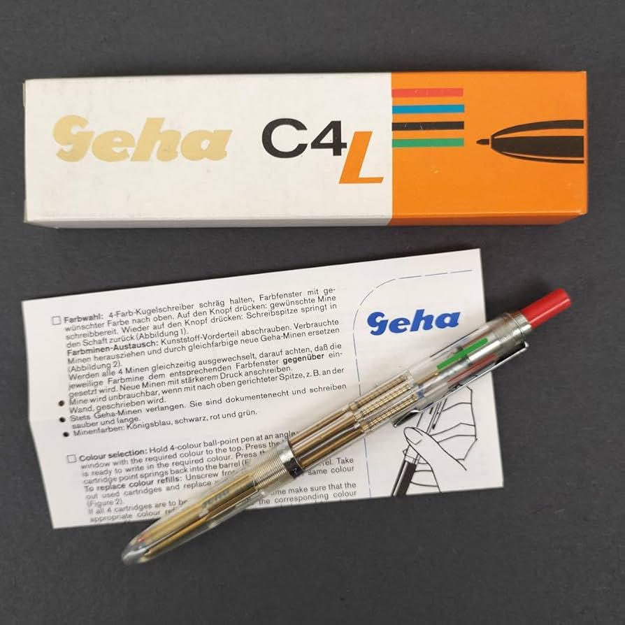 筆記具 geha c4 Amazon.co.jp: geha C4 ゲーハー 4色ボールペン