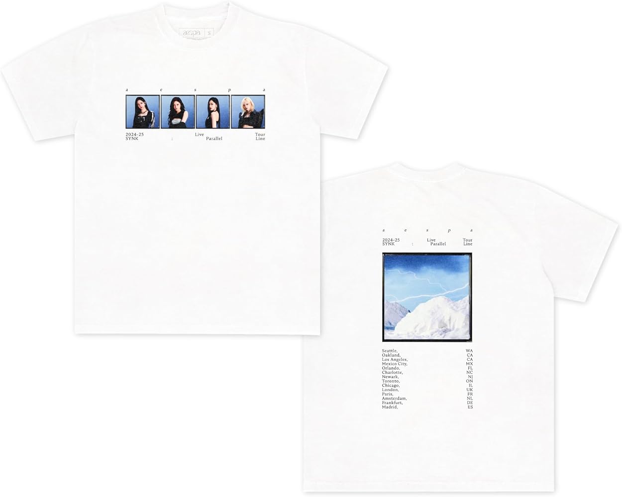 aespa Official SYNK Parallel LINE World Tour Merch Collection