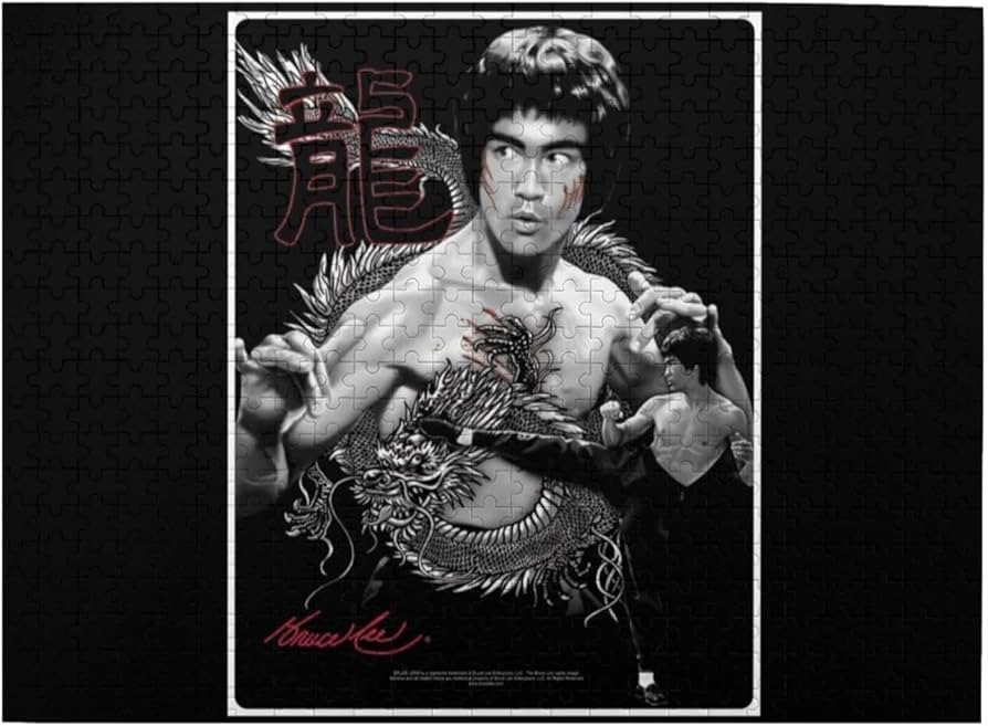 Amazon | Bruce Lee ブルース・リー 人気ジグソーパズル500ピース木製