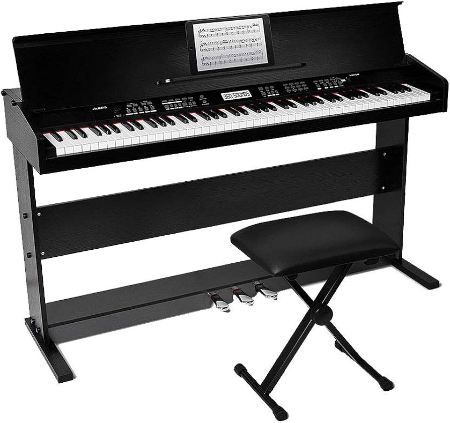 Amazon | Alesis 電子ピアノ 88鍵盤 アップライト型 ベロシティ