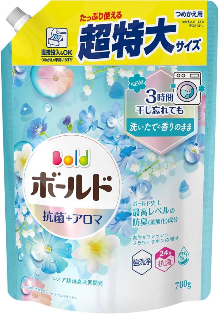 Amazon | P&G ボールドジェル フラワーサボン 詰替 400g | Procter