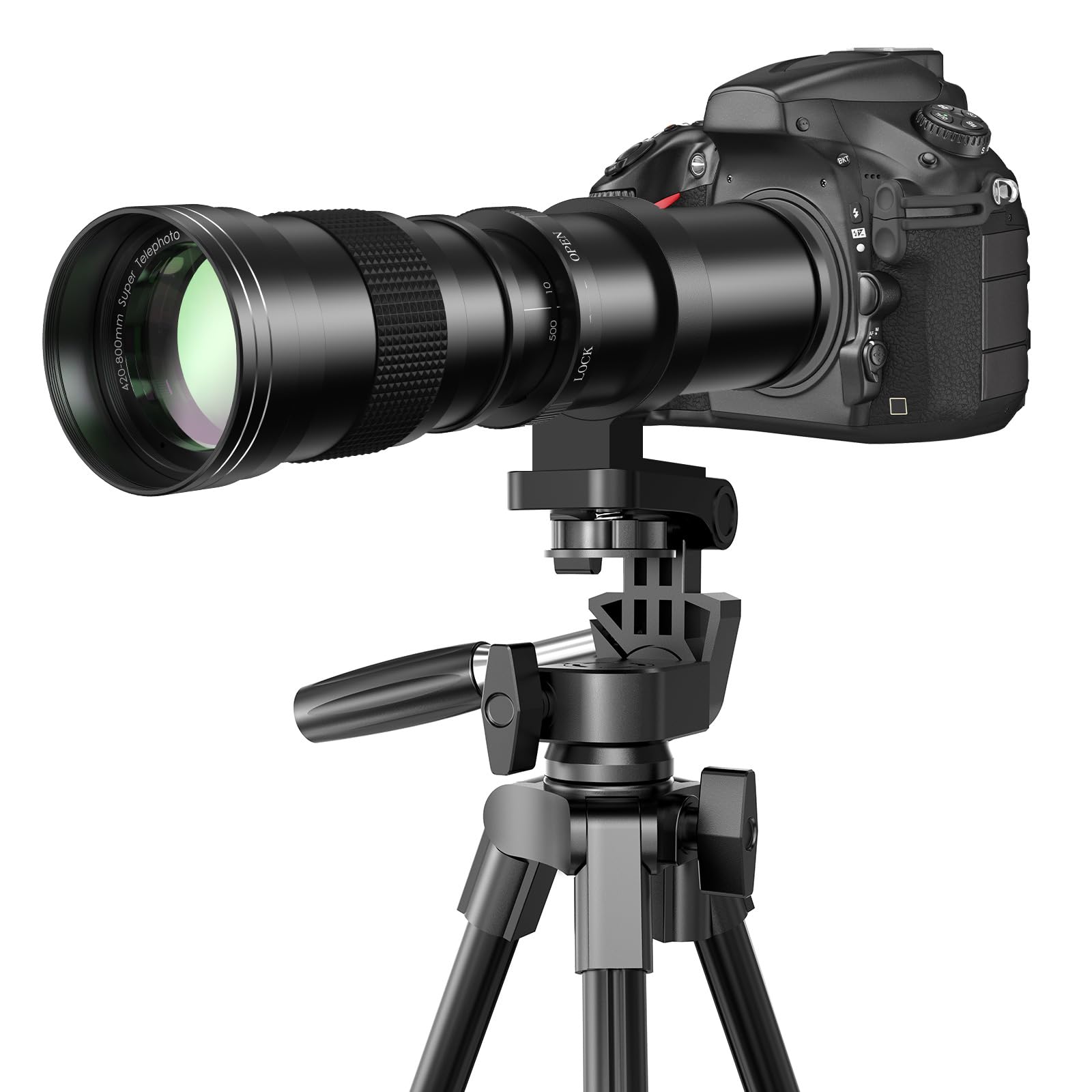 Amazon.co.jp: Lightdow 対応ニコン Nikkor 望遠レンズ 420-800mm F