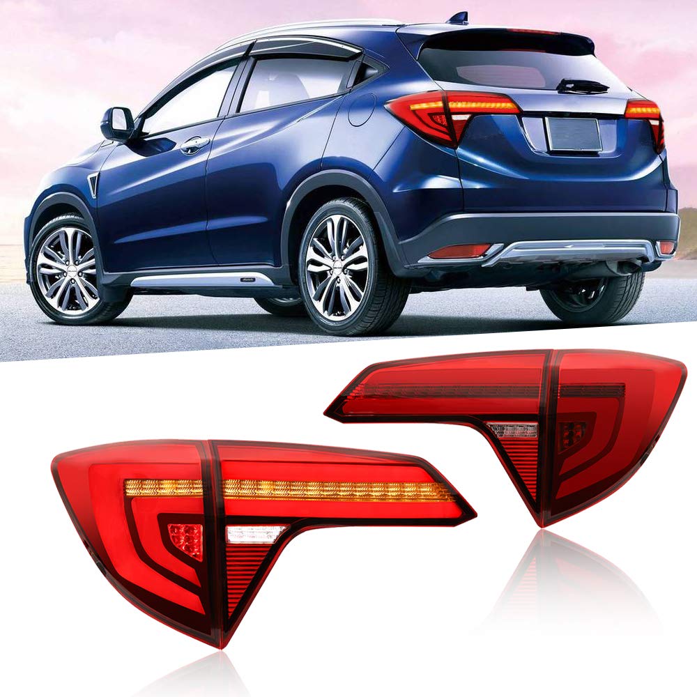 ヴェゼルru3 テールランプ 4個セット レッド/クリア