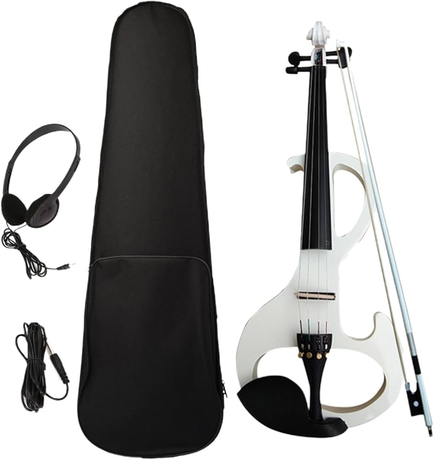 Amazon | DeeRace エレキヴァイオリン 無垢材 サイレント バイオリン