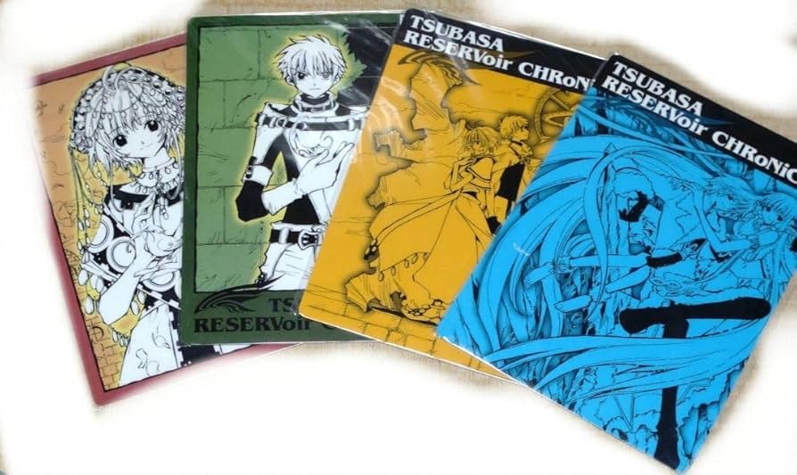 CLAMP ツバサ クリアファイル 下敷き セット 小狼 サクラ 黒鋼 ファイ