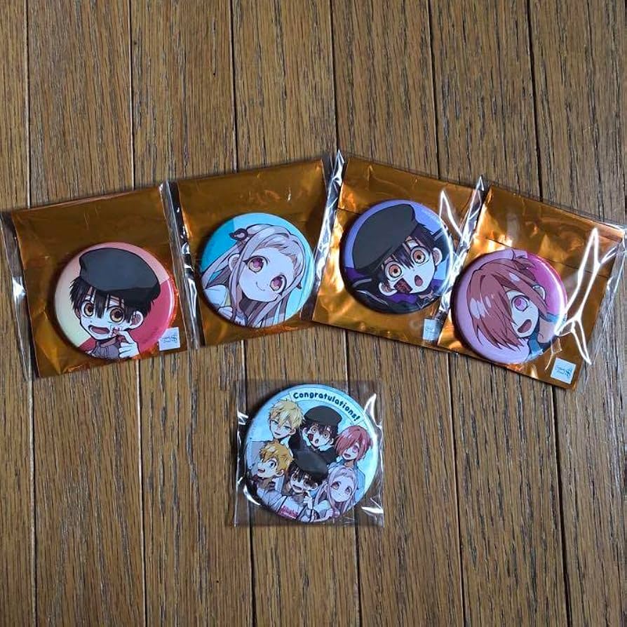 地縛少年花子くん フルーツ 金魚 コラボカフェ 缶バッジ 八尋寧々 地縛