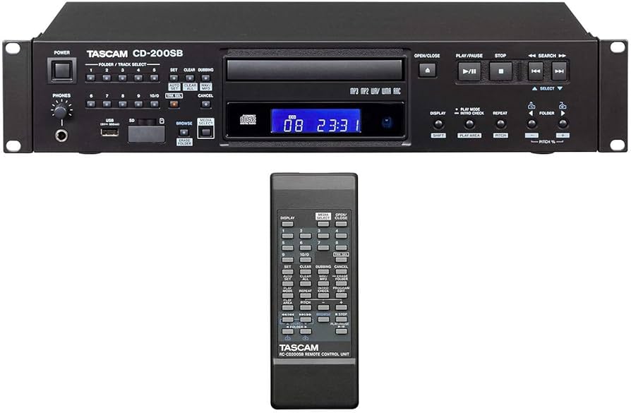 Amazon.co.jp: TASCAM CDプレーヤー 業務用 SD/SDHCカード・USB