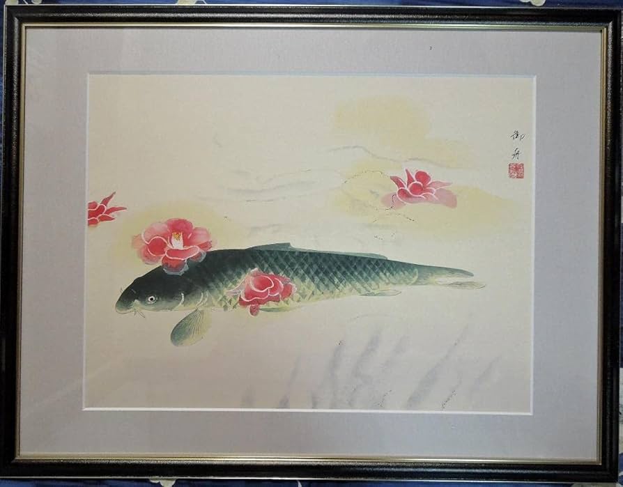 速水御舟 花の傍ら 木版画 速水御舟『名樹散椿』